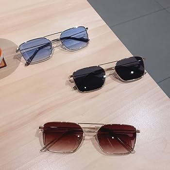 【つよさん専用】 BERLUTI ゴールド 四角形 サングラス Amazon.co.jp: レトロ金属フレームダブルブリッジ長方形